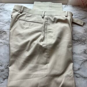 Calvin Klein Men's Beige Dress Pants